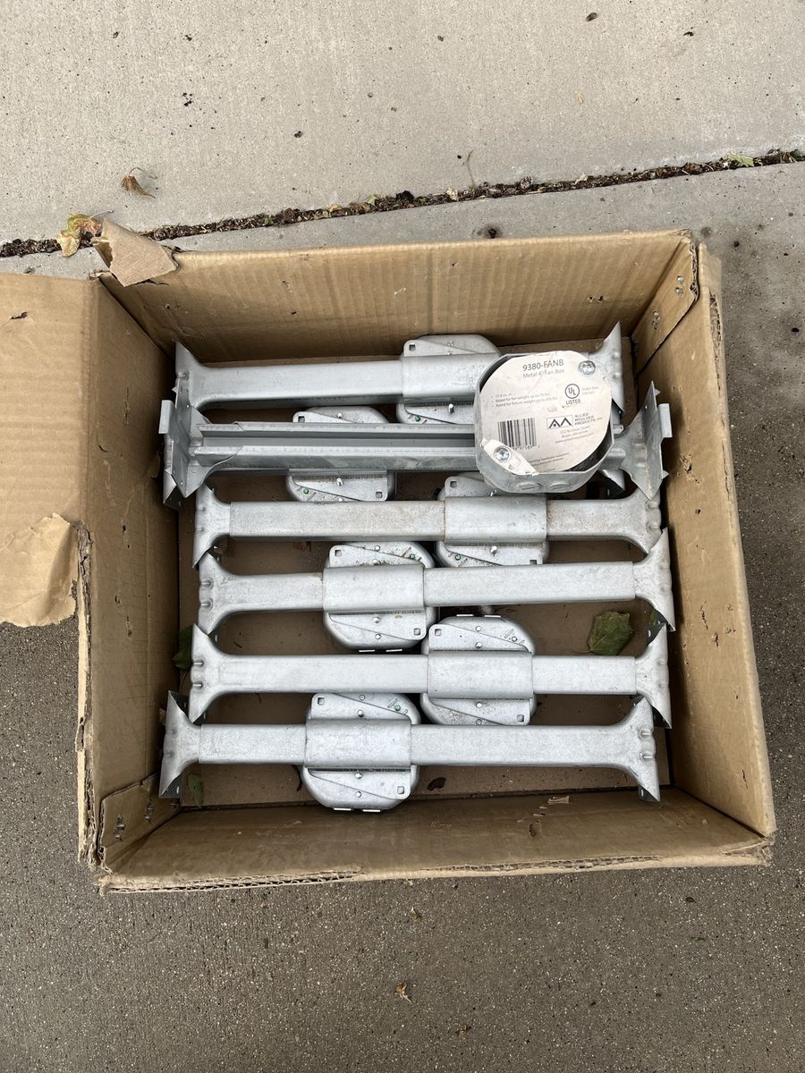 7 - Fan rated Electrical boxes