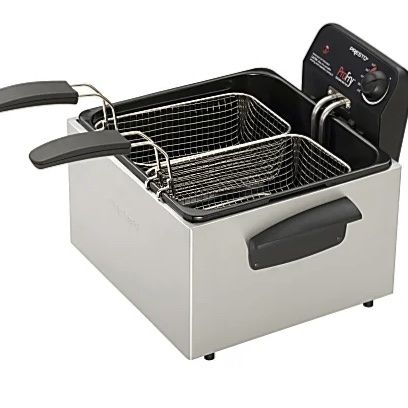 PRESTO PRO DUAL BASKET DEEP FRYER 3 QUART