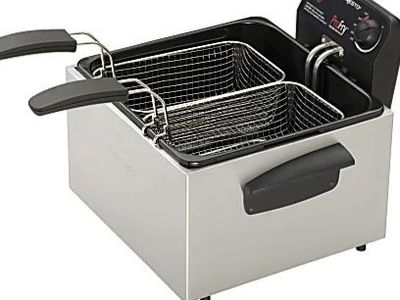 PRESTO PRO DUAL BASKET DEEP FRYER 3 QUART