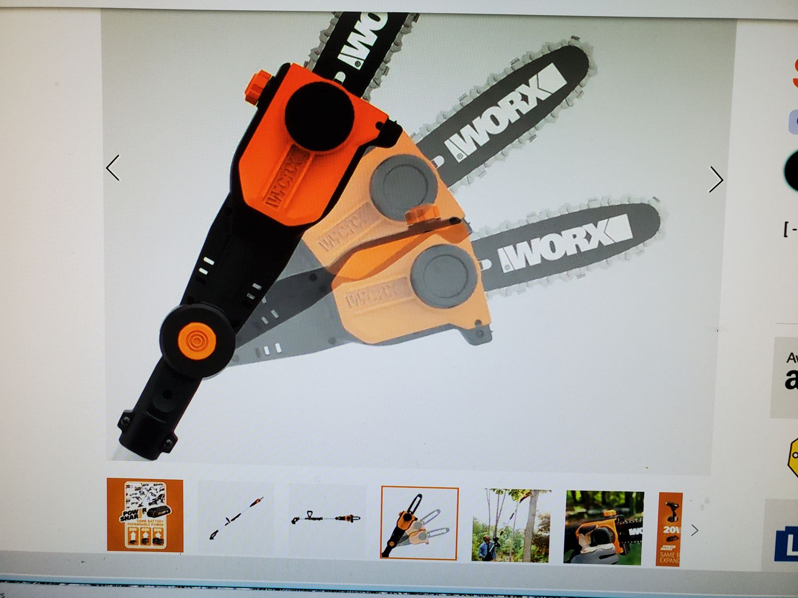 Works electric tree trim saw. Almost brand new.