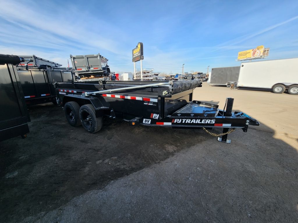 2026 PJ Trailers 7X14 DV 15.4K with 2' Sides Dump