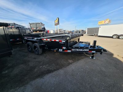 2026 PJ Trailers 7X14 DV 15.4K with 2' Sides Dump