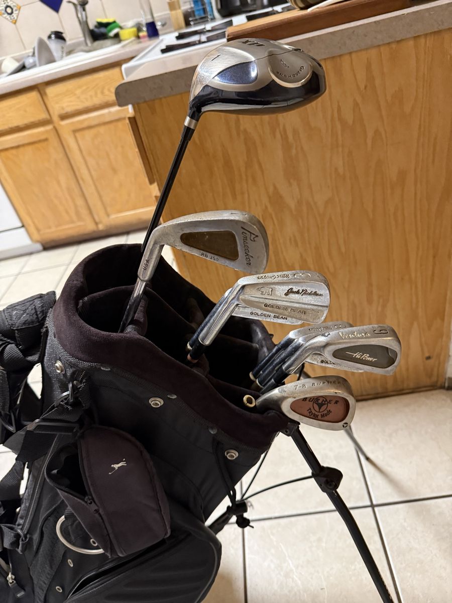 Left handed golf clubs