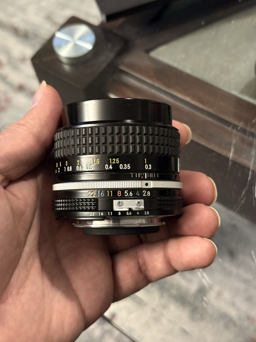 Nikon Nikkor 35mm 1:2.8 Camera Lens - Manual Focus Prime Lens