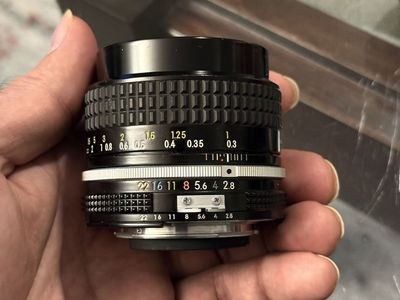 Nikon Nikkor 35mm 1:2.8 Camera Lens - Manual Focus Prime Lens