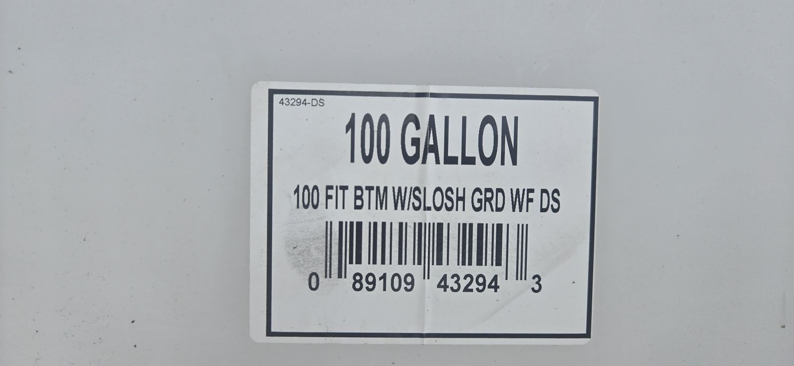 100 Gallon Tank