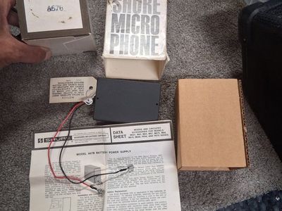 Shure A67B Microphone Power Supply Box& Manual!