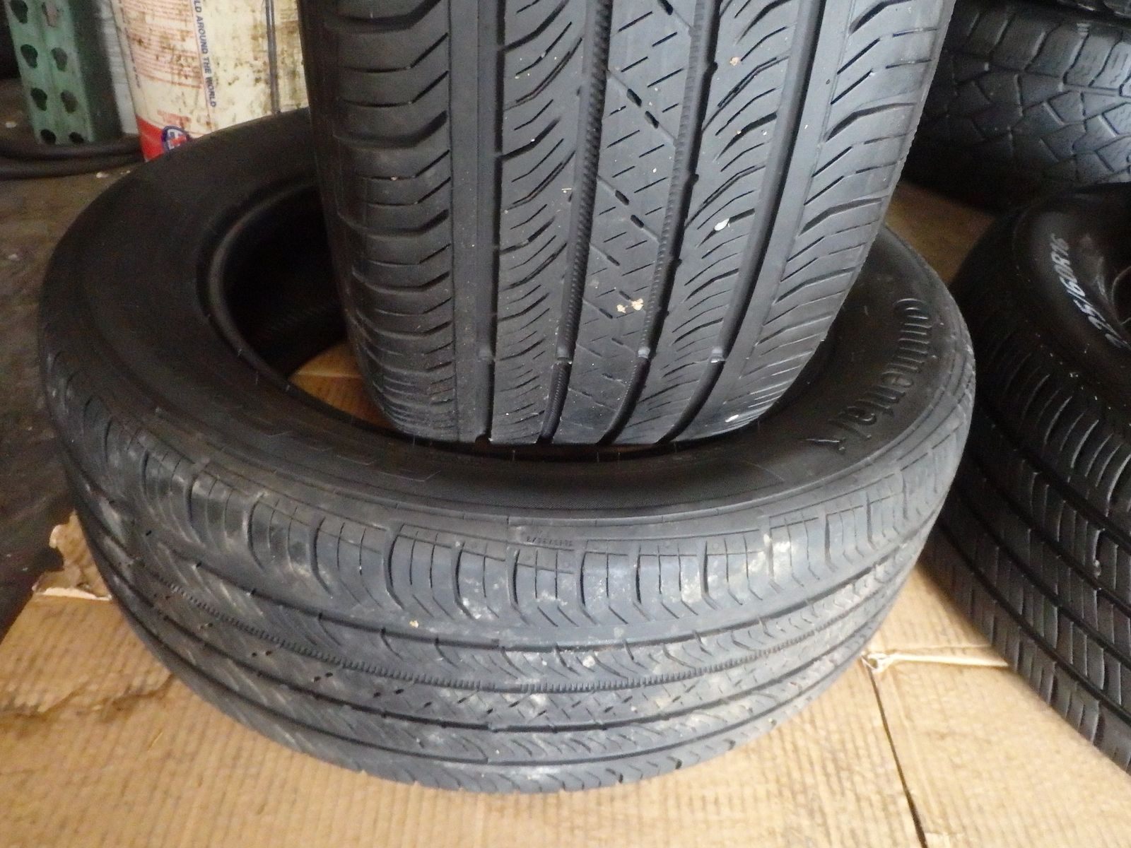 205/55R16 CONTINENTAL PROCONTACT PAIR OF TWO USED TIRES