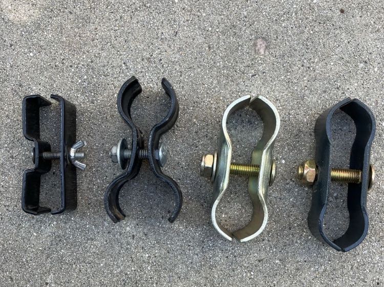 Universal Utility Clamps Assorted Sizes & Finishes - Industrial/DIY Use