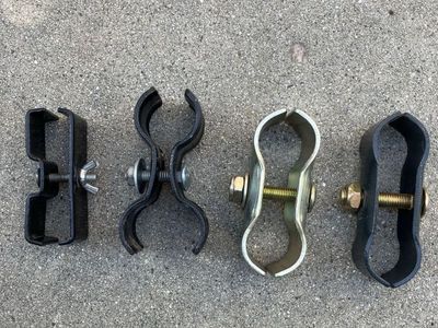 Universal Utility Clamps Assorted Sizes & Finishes - Industrial/DIY Use