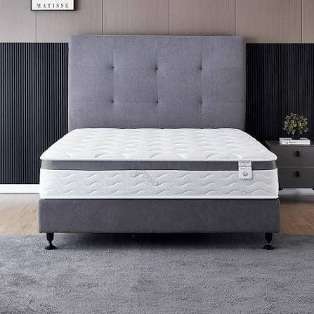 Queen Unbranded 12-inch Hybrid Memory Foam Mattress - Breathable, Comfortable, New in Box