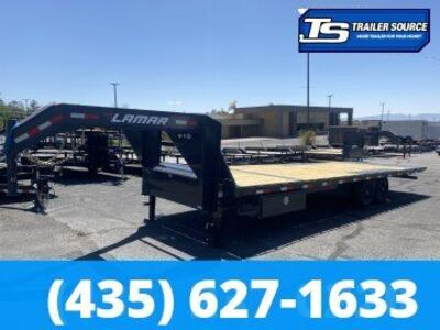 8.5x26 Lamar FA Gooseneck Deckover Tilt Trailer - 14K GVWR -