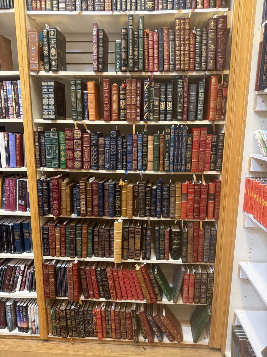 Leather books!