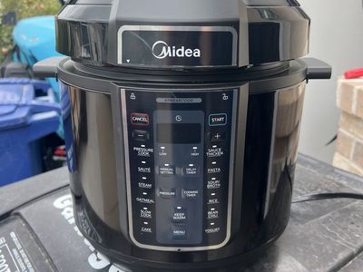 Midea XpressCook Electric Pressure Cooker - Black, Multi-function with 14 Presets