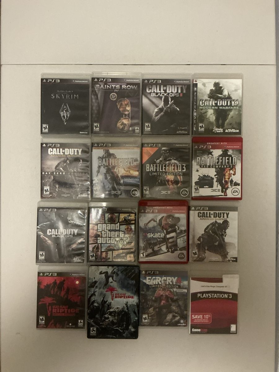 Used PS3 Games Lot of 16.