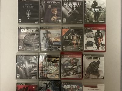 Used PS3 Games Lot of 16.