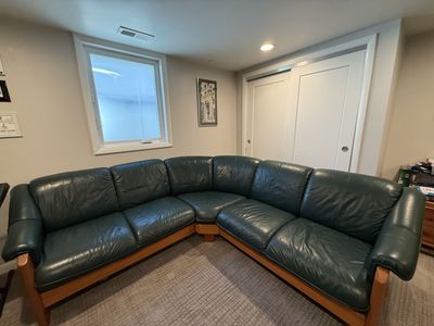 Full Grain Leather Sectional