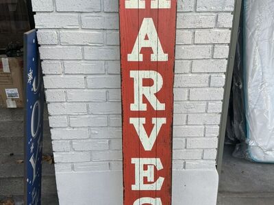 Welcome/ Harvest Sign
