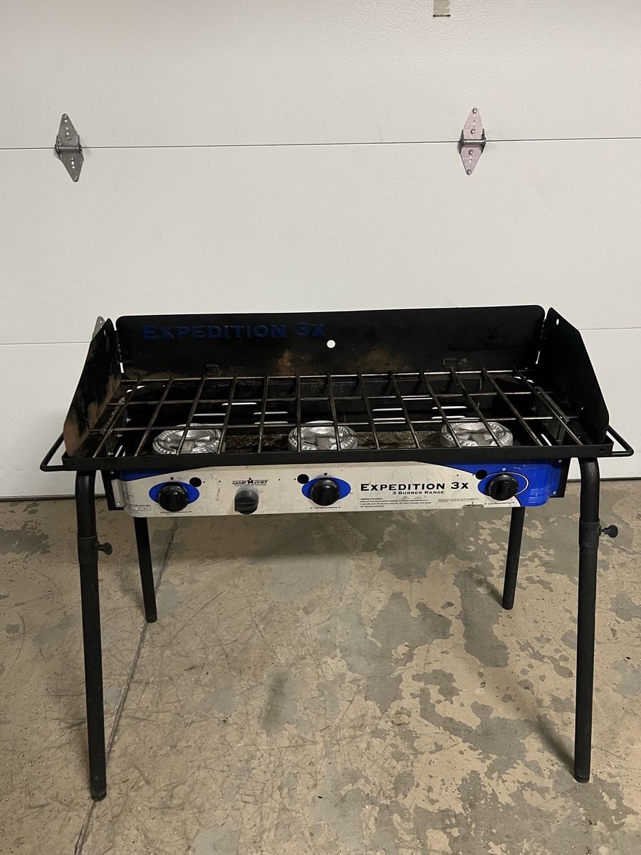Camp stove and griddle