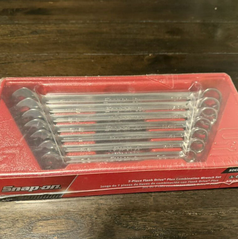 Snap-On 7 Piece Flank Drive Plus Wrench Set