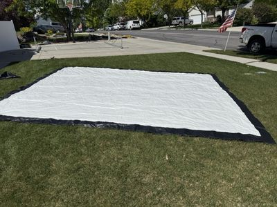 Da lite fast fold delux 13’x17’ (256”) movie/projector screen excellent condition