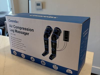 Comrelax CO-1188 Air Compression Leg Massager with Cold & Hot Therapy Gel Pack