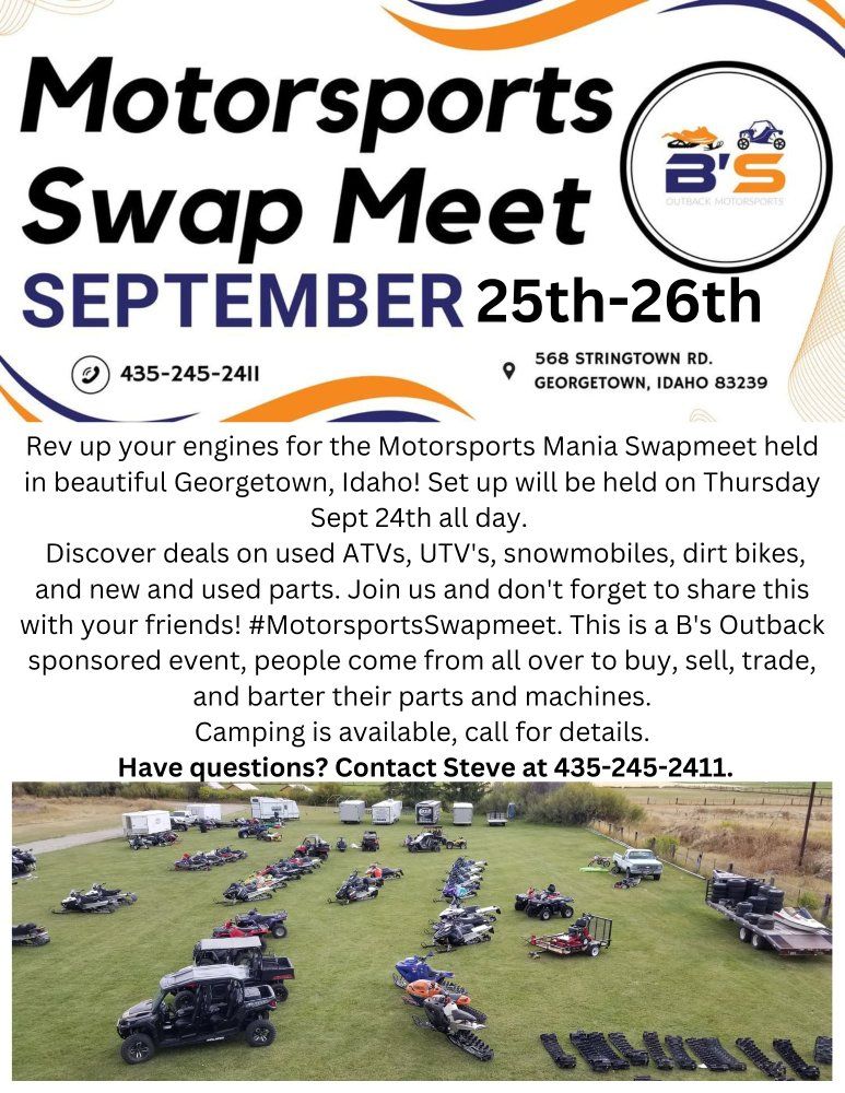 2026 Motorsports Mania Swapmeet 