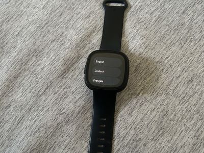 Fit Bit Versa 4 Smart Watch (it Has a Case on)