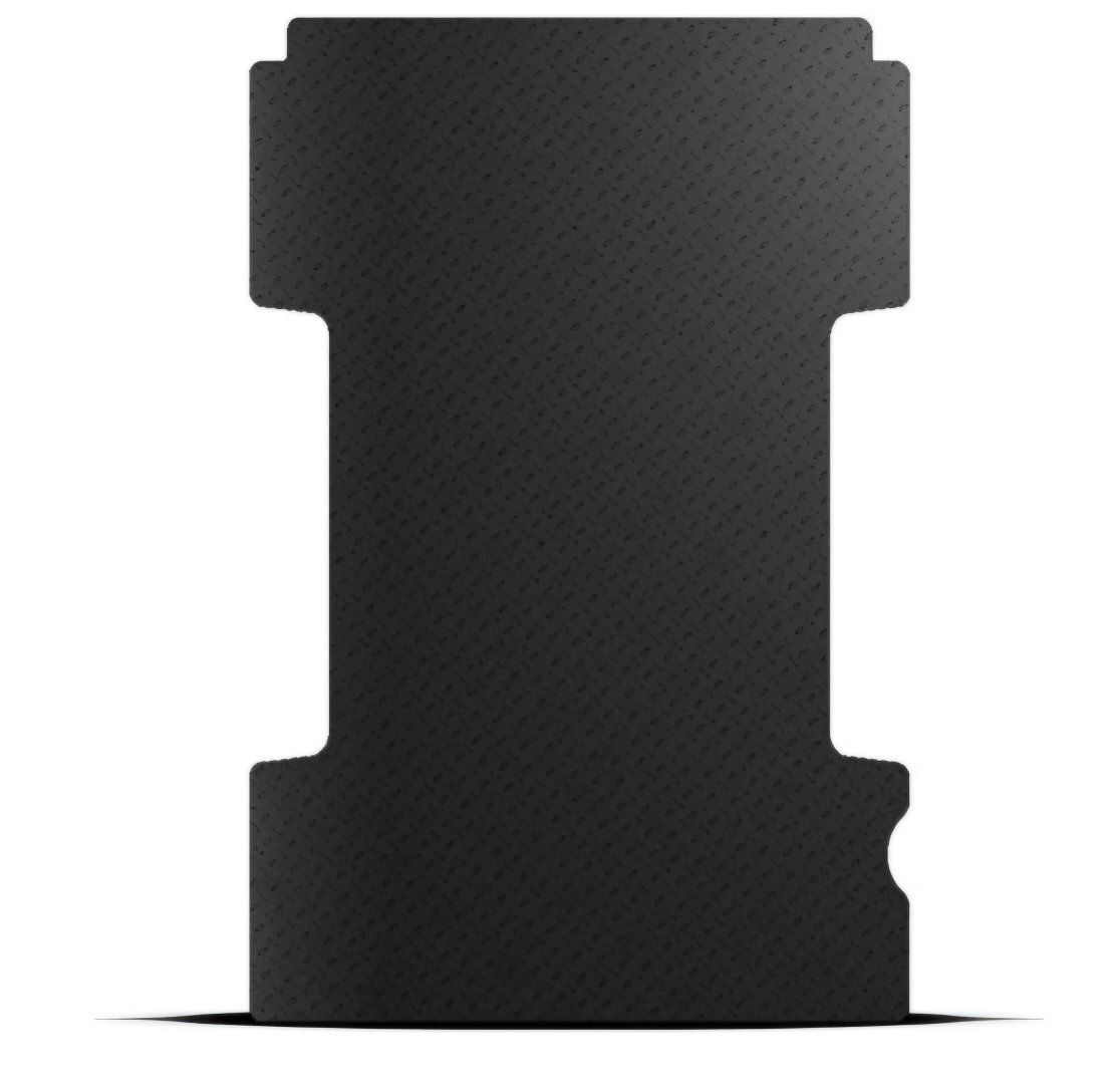 Armordillo USA 8705919 Diamond Plate Rubber Truck Bed Mat - Black Fits 1987-2010 Dodge / 2011 Ram Dakota / 2006-2009 Mitsubishi