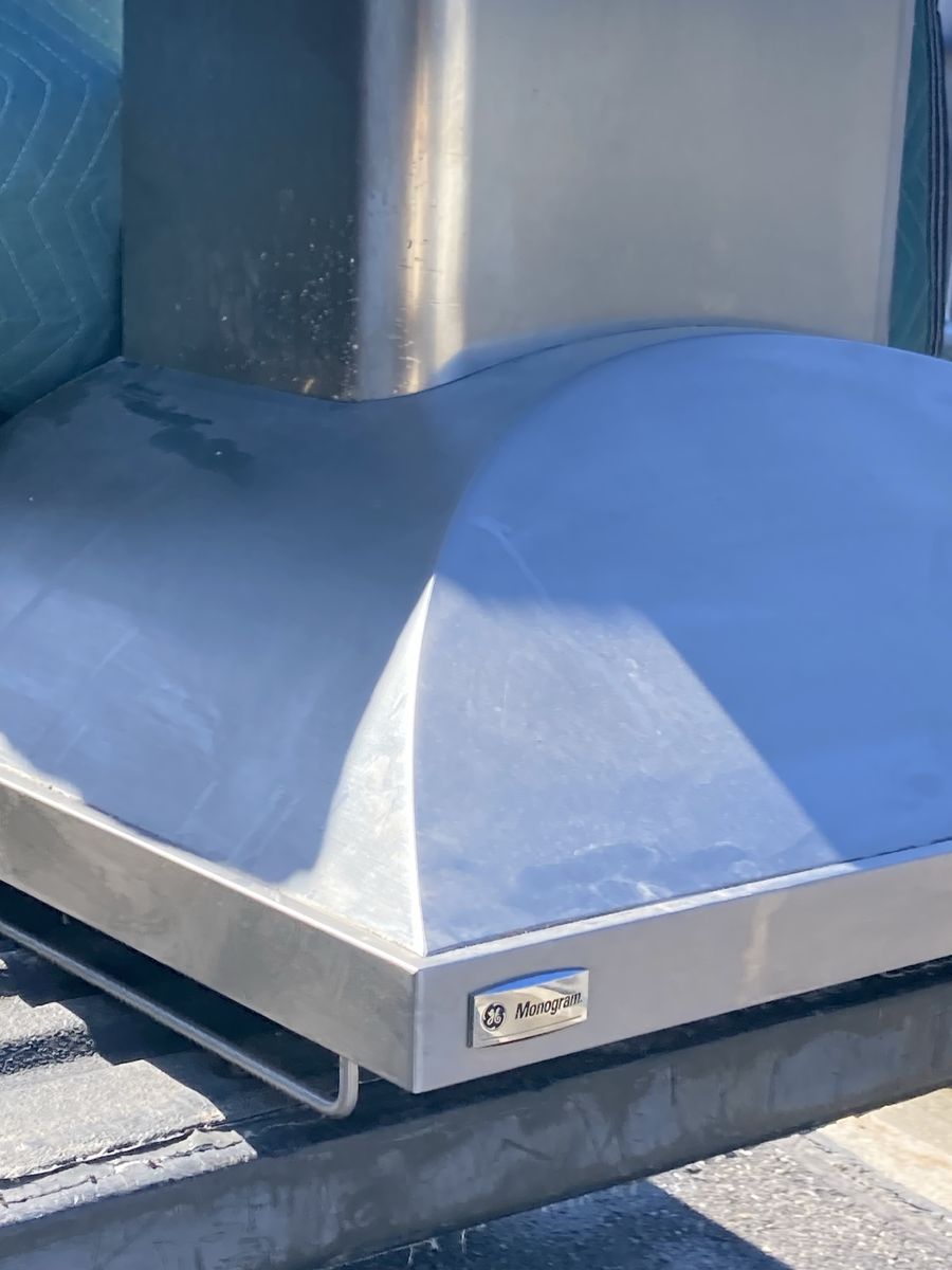 GE Monogram Stainless Steel Range Hood