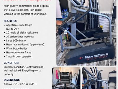 NordicTrack A.C.T. Pro Elliptical Trainer