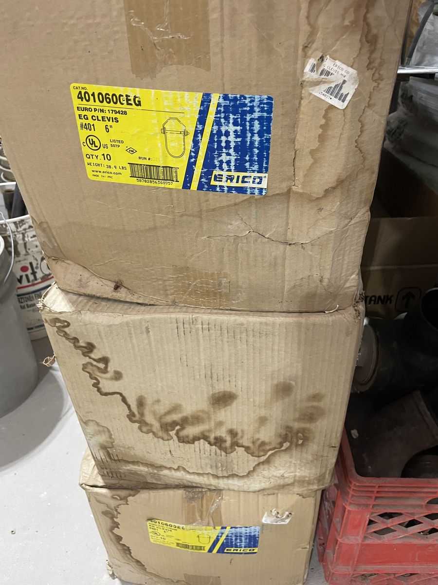 6” clevis hangers (30)
