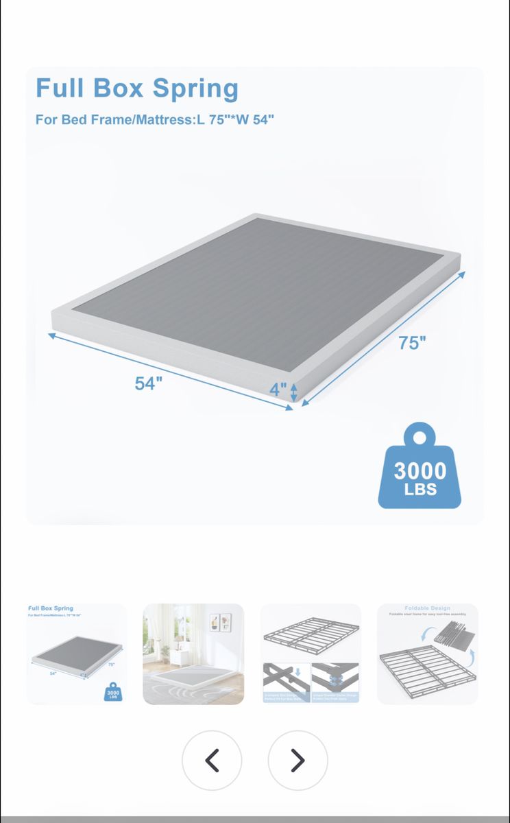 HOBINCHE fulls use metal box spring