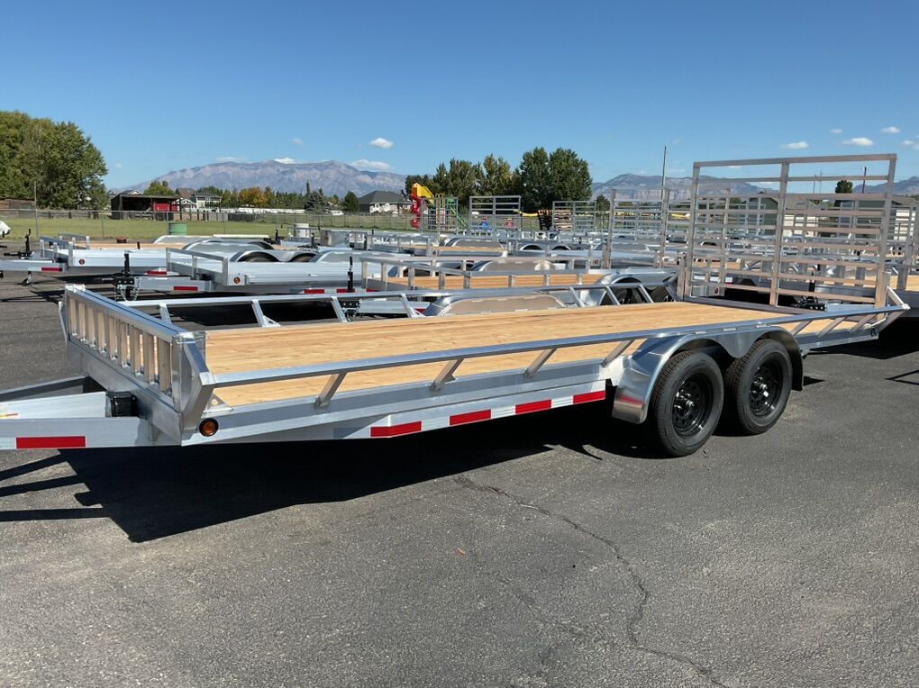 2026 Baughman 7x20 Angleside Aluminum Trailer