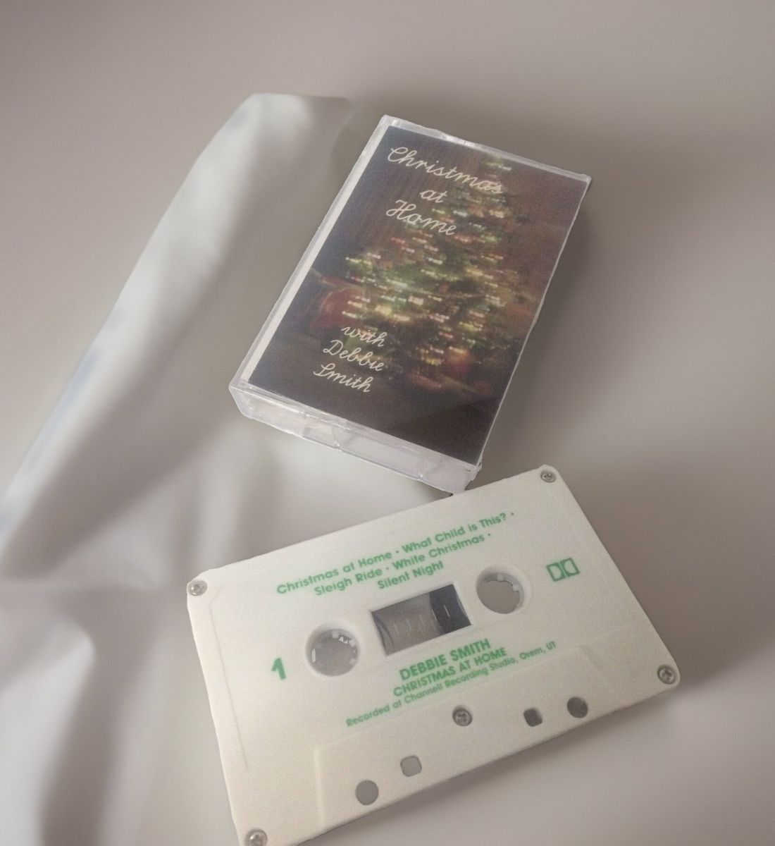 RARE 1988 Debbie Smith "Christmas at Home" Cassette Tape - Orem, Utah Recording