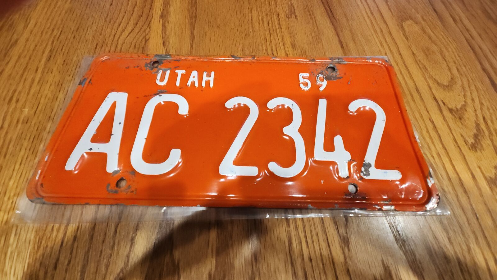 1959 Utah License Plate