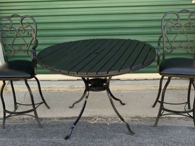 Beautiful Wrought Iron Patio Set