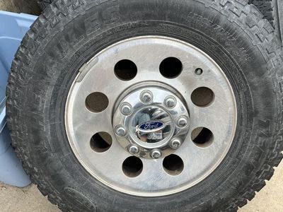 17" wheels and tires from a f250 8x170