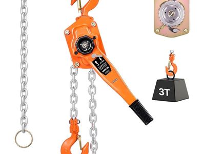 164 - 3 ton, 20 ft, VEVOR Manual Lever Chain Hoist