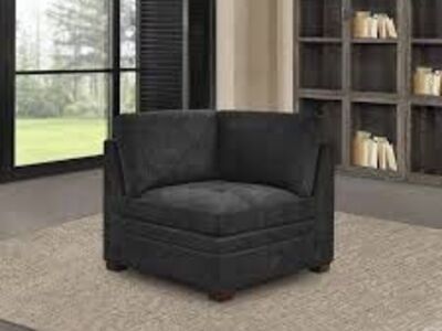 Thomasville Tisdale Corner Chair, Dark Gray, 1695540 #105310