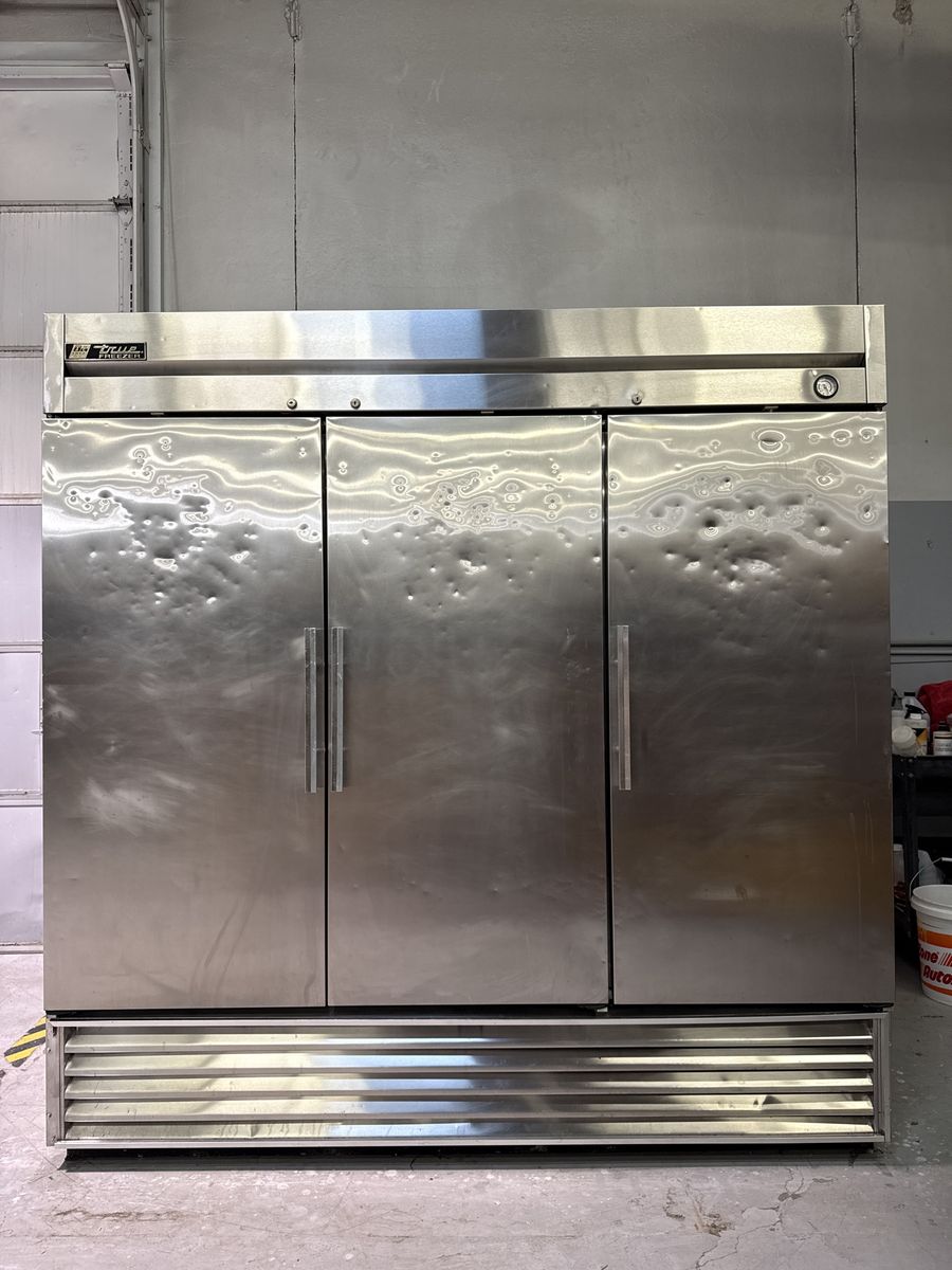 True 3 door freezer