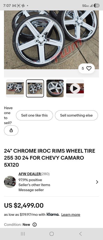 24 chrome rims