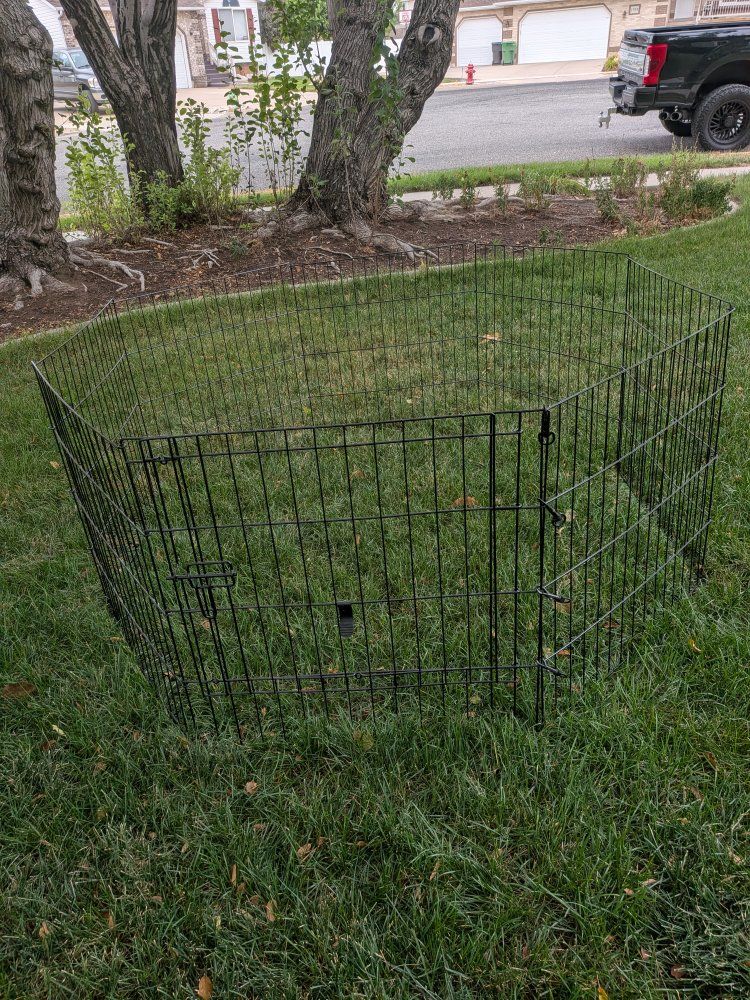 Metal Wire Pet Playpen Exercise Pen with Gate