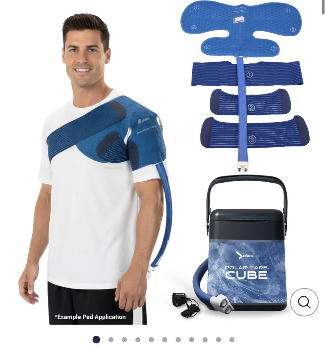 Breg Polar Care Cube w/ shoulder pad