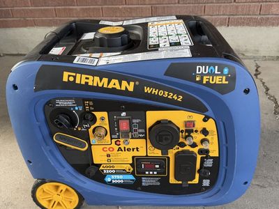 Firman WH03242 Dual Fuel Portable Inverter Generator - 4000W/3200W