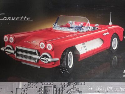 LEGO Icons 10321 Chevrolet Corvette 1961 Building Set - 1210 Pieces