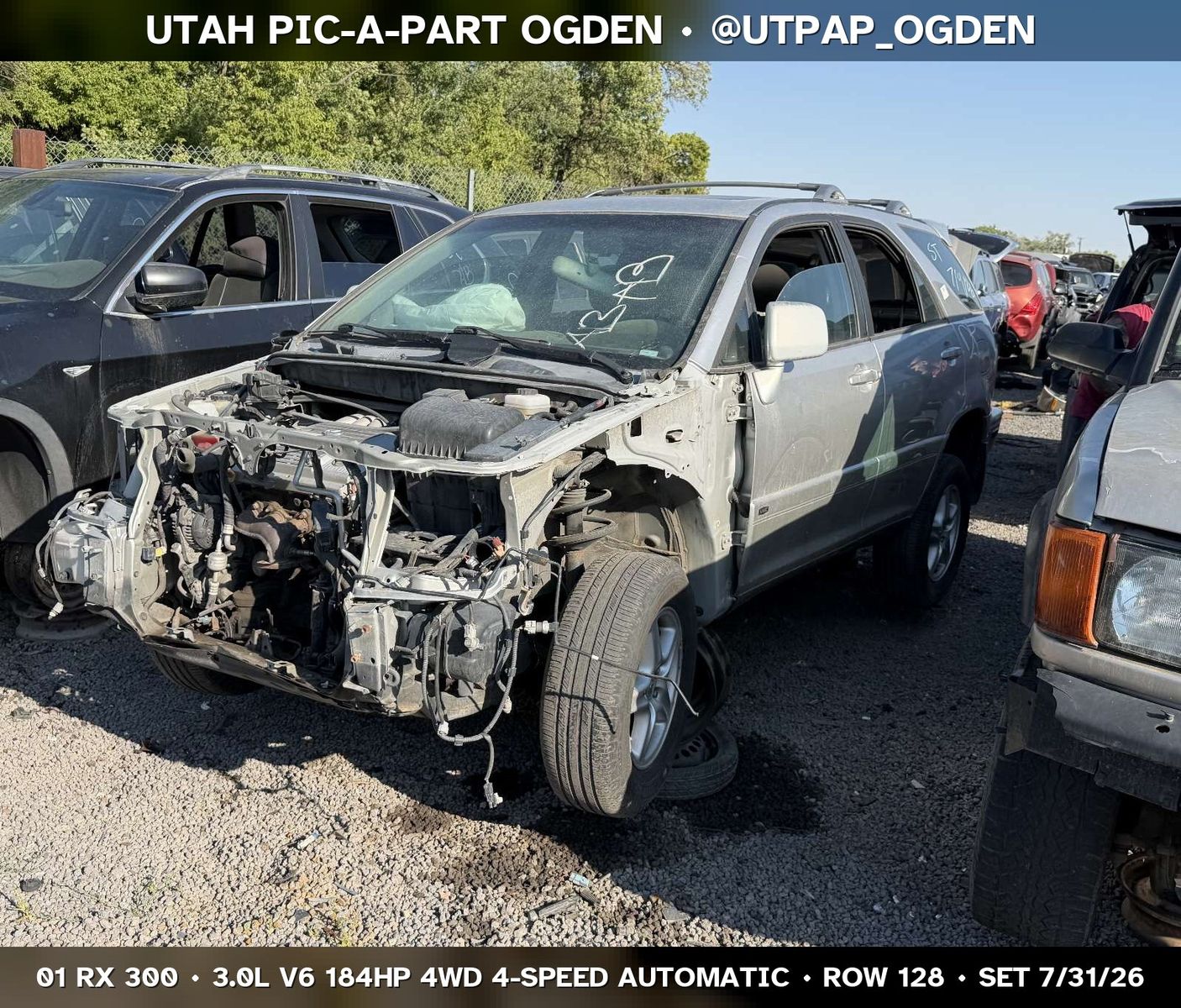 Just In! 2001 Lexus RX 300 Parts - UTPAP Ogden