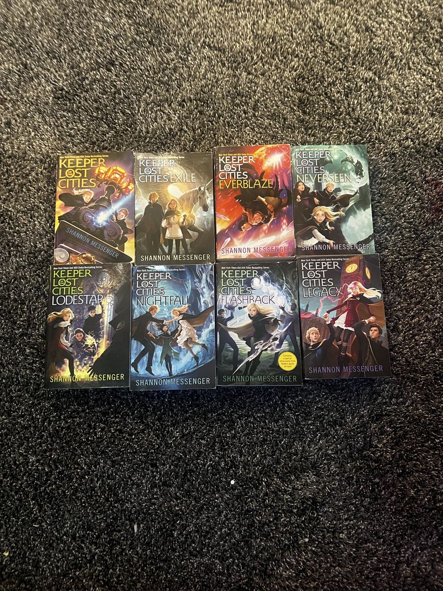Keeper of the Lost Cities Book Series 1-8 by Shannon Messenger