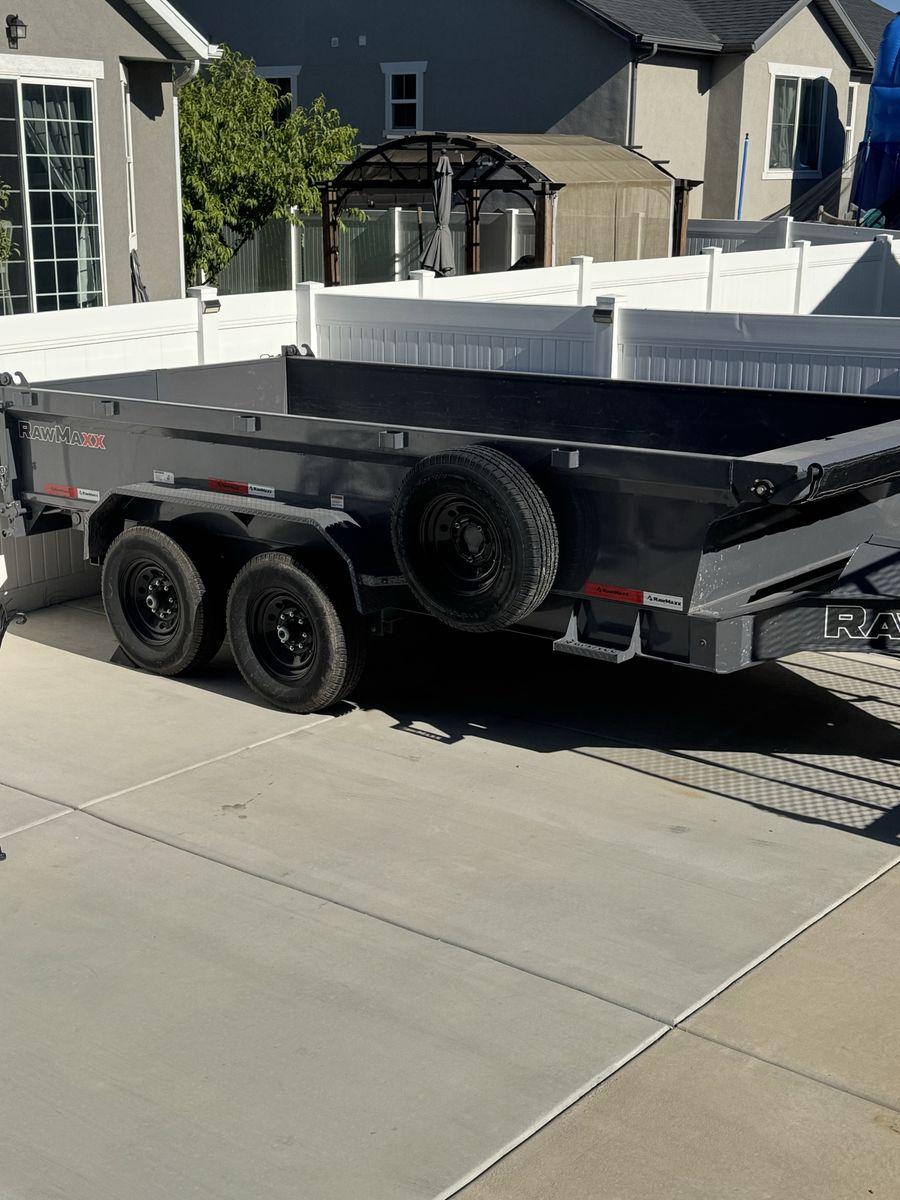 7x14 dump trailer