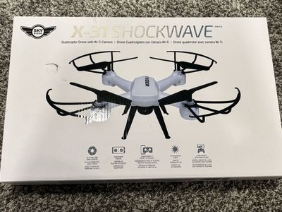 Sky Rider X-31 Shockwave Drone with Wi-Fi Camera